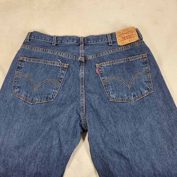 Vintage Levis 550 Jeans Mens Sz 40x32 Blue Medium Wash Denim Gorpcore Y2k Jean - Picture 16 of 16